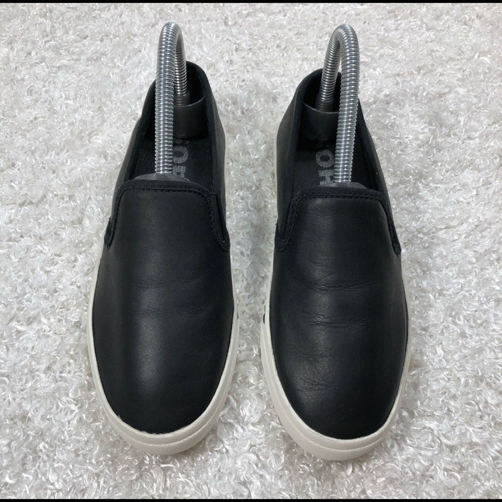 Sorel Black Campsneak Slip Ons